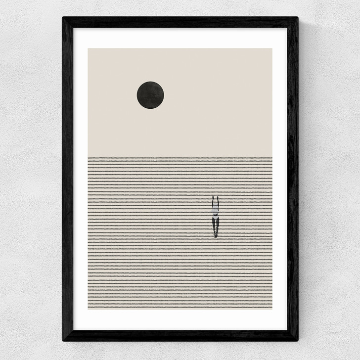 Solitude's Journey Medium Black Frame