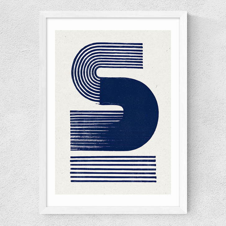 Modern Objects No.8 Medium White Frame