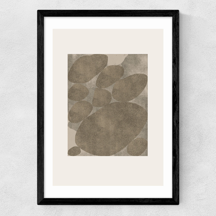 Stone Serenity Medium Black Frame
