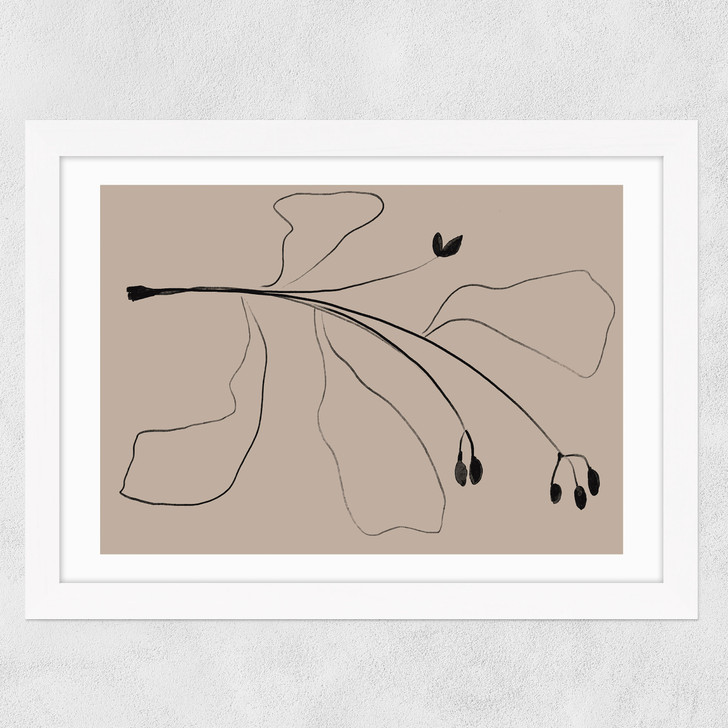 Simply Line Plant Wide White Frame