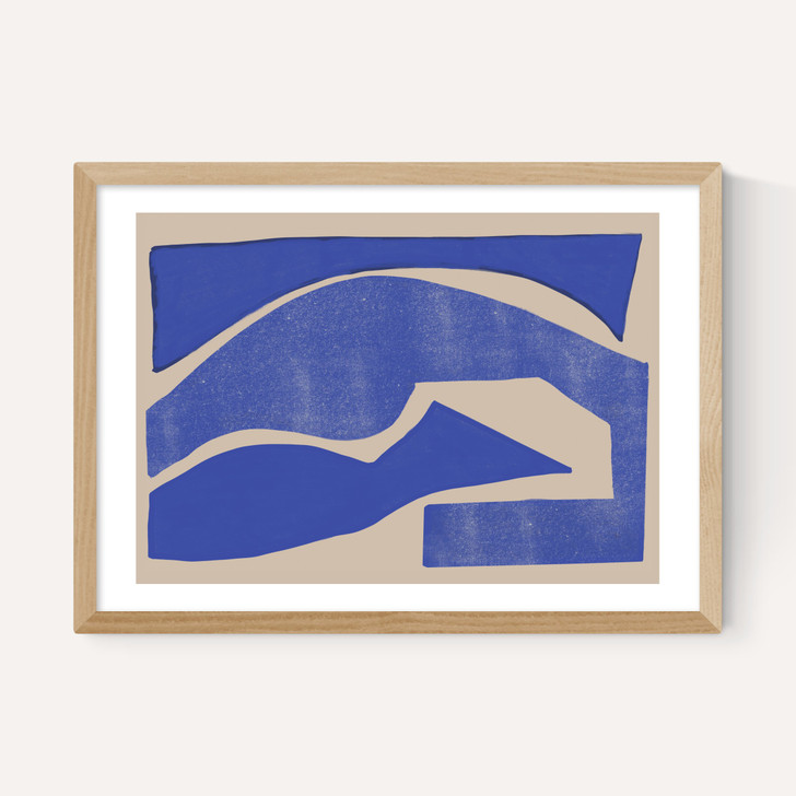 Blue Geometric Shape