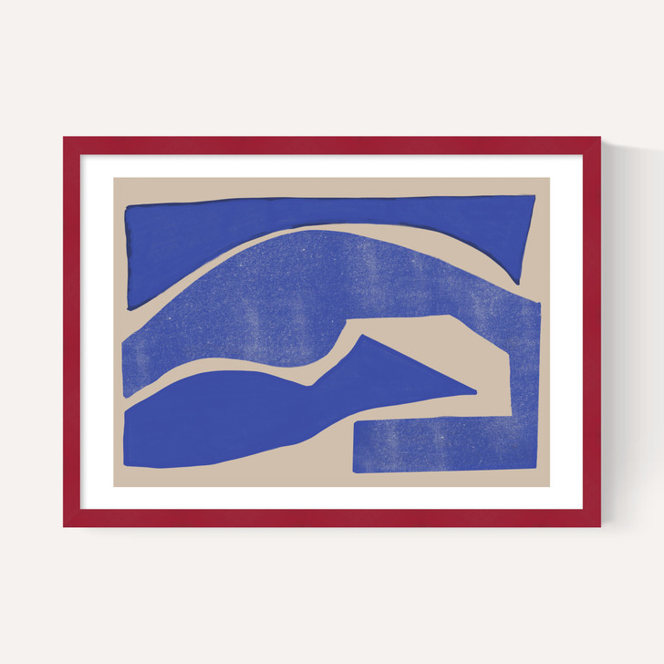 Blue Geometric Shape