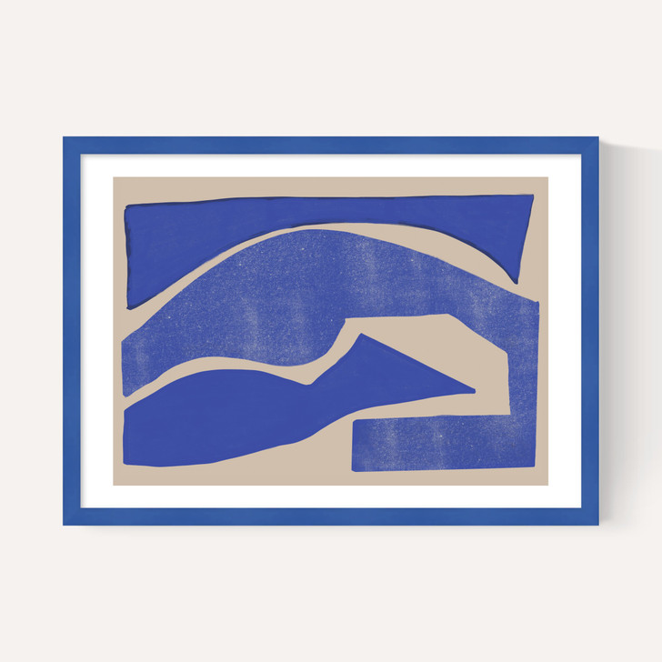 Blue Geometric Shape
