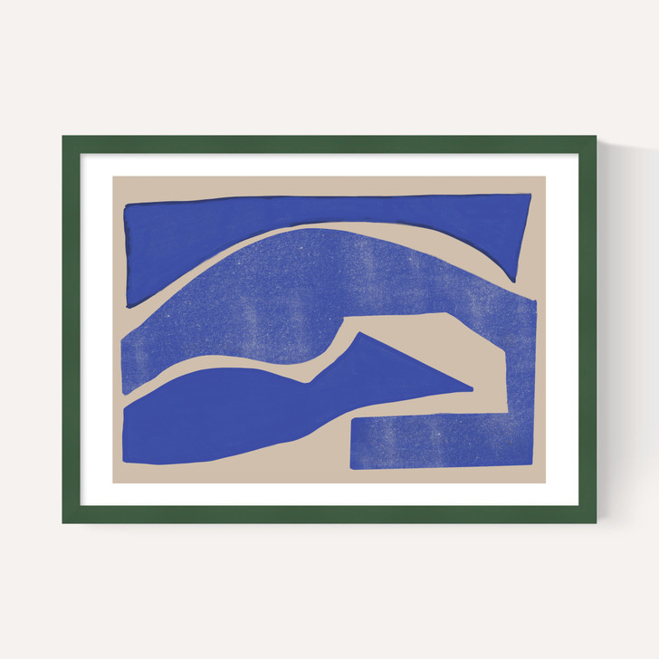 Blue Geometric Shape