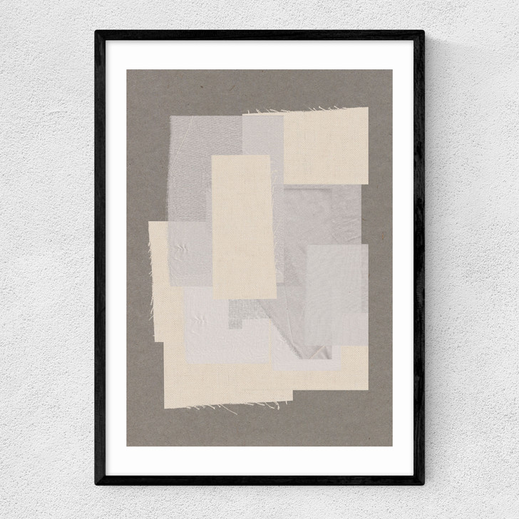 Textile Harmony Narrow Black Frame