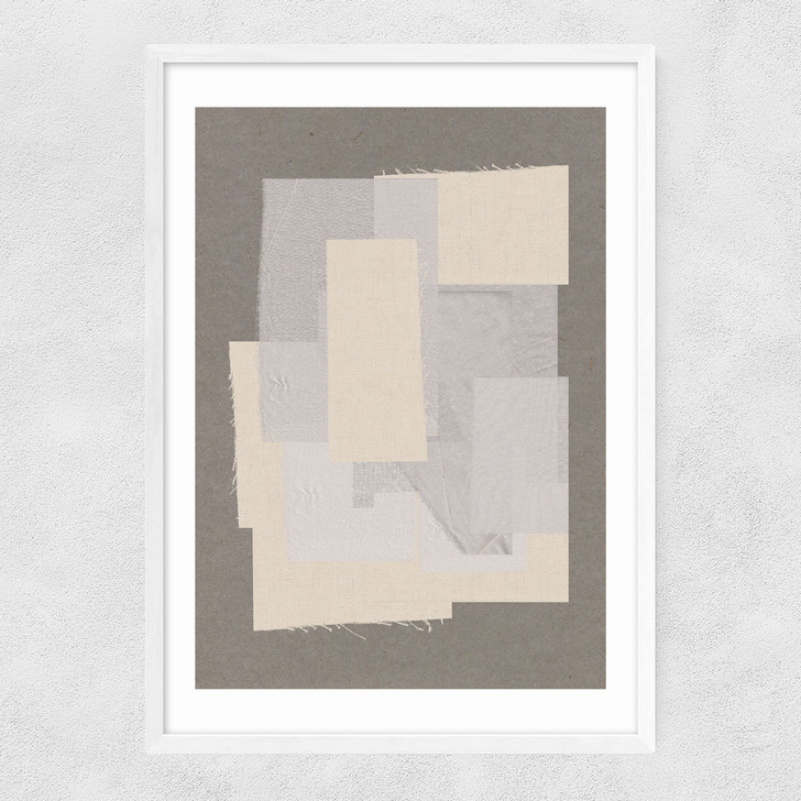Textile Harmony Narrow White Frame