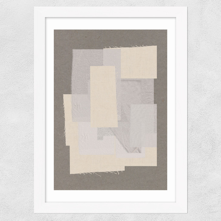 Textile Harmony Wide White Frame