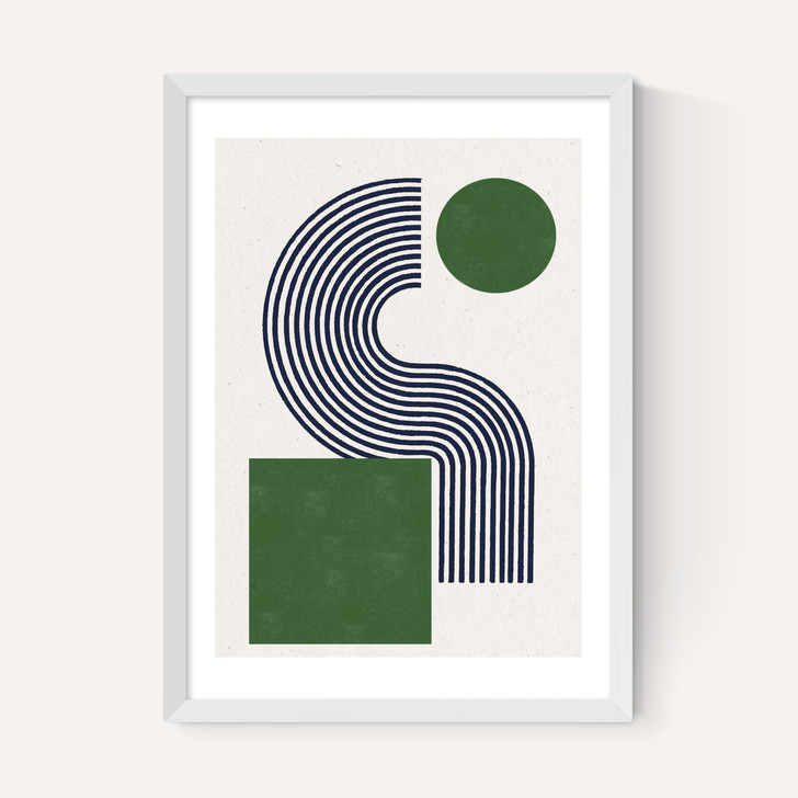 Modern Green Objects No.10