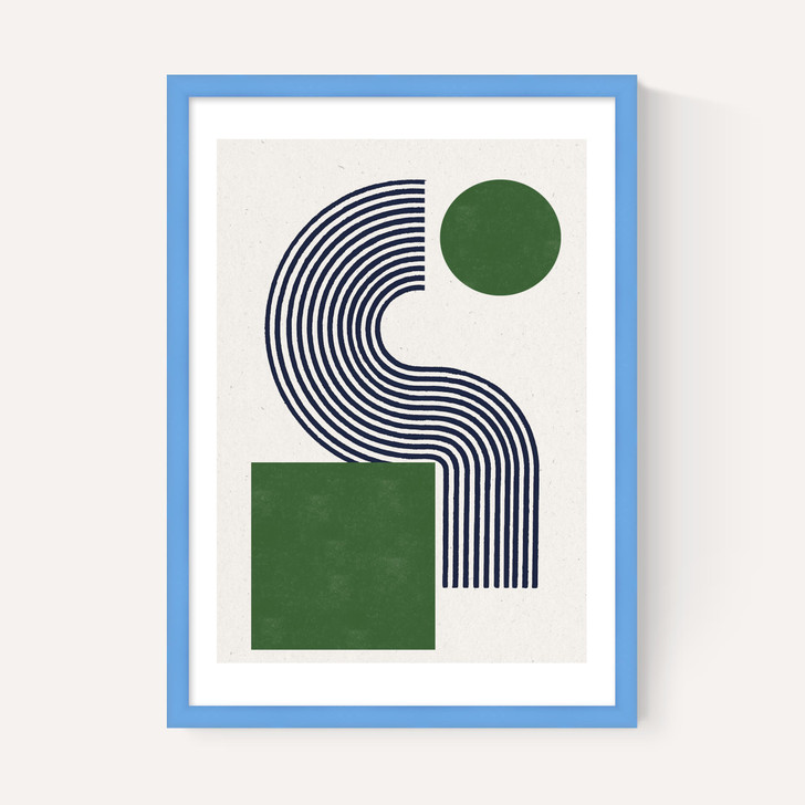 Modern Green Objects No.10