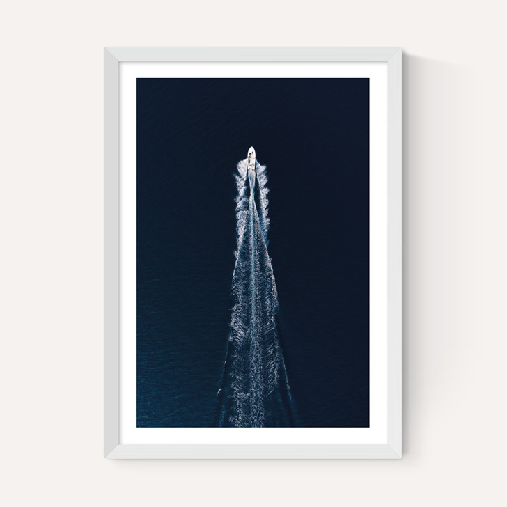 Boat Trip Through Blue