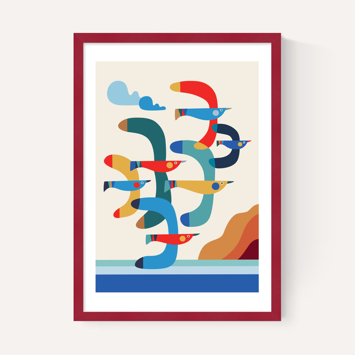 Mid-Century Seagulls