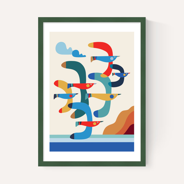 Mid-Century Seagulls