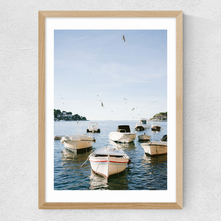 Boats of Hvar Medium Oak Frame