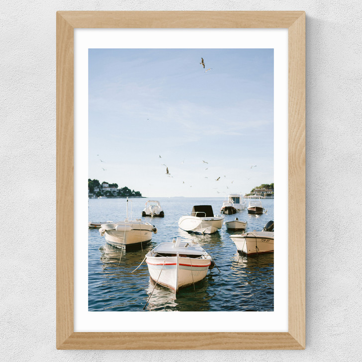 Boats of Hvar Wide Oak Frame
