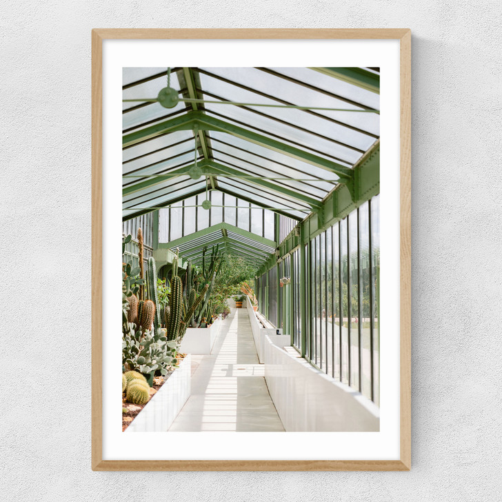 Botanical Garden Paris Narrow Oak Frame