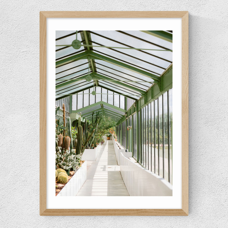 Botanical Garden Paris Medium Oak Frame