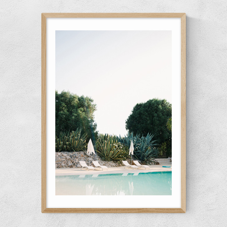 Poolside Narrow Oak Frame
