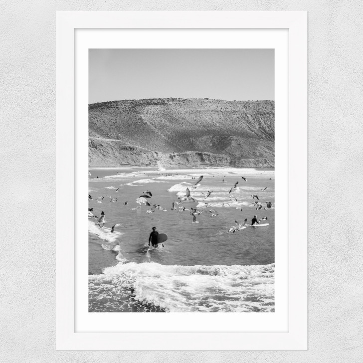 Surf Imsouane Morocco Wide White Frame