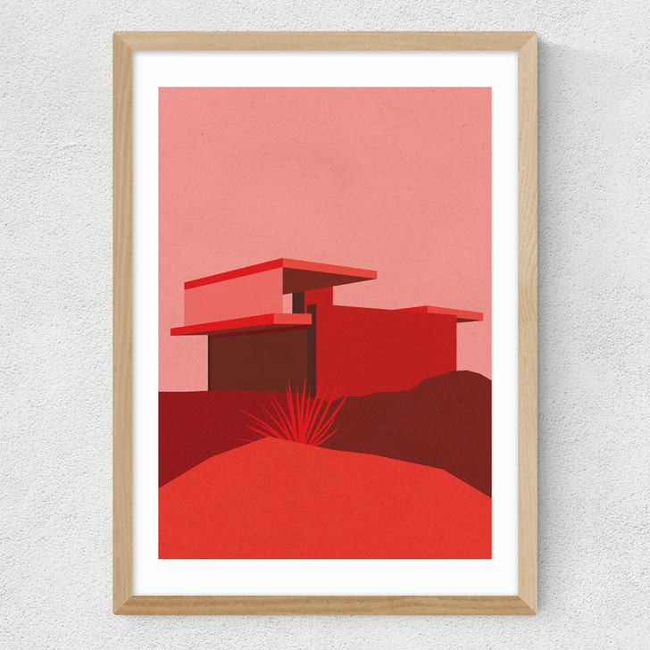 Kaufmann Desert House Red Edition Medium Oak Frame