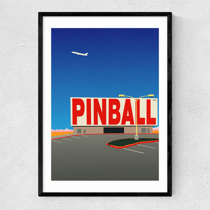 Las Vegas Pinball Narrow Black Frame