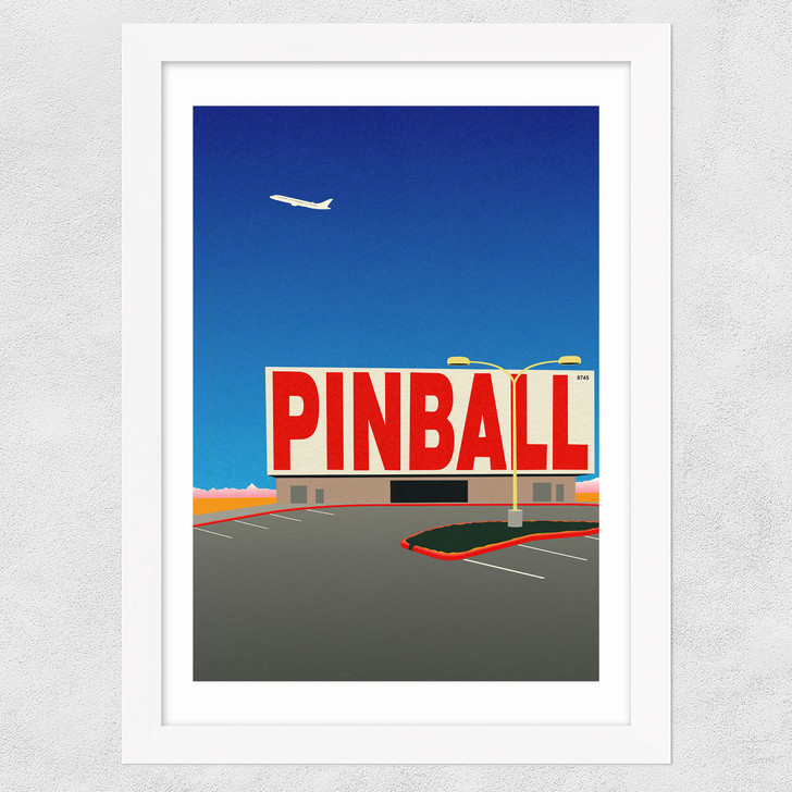 Las Vegas Pinball Wide White Frame
