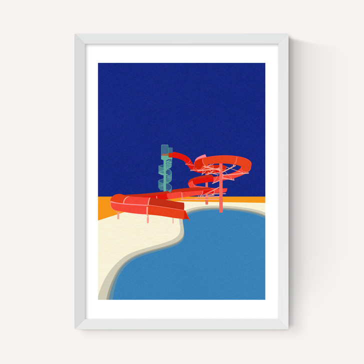 Pool with Water Slide
