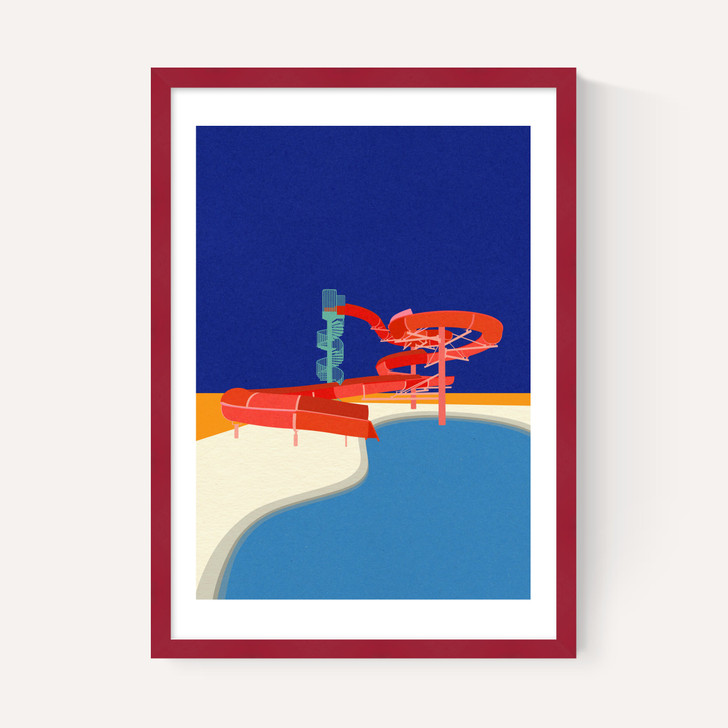 Pool with Water Slide