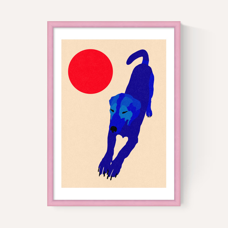 Blue Dog Red Moon