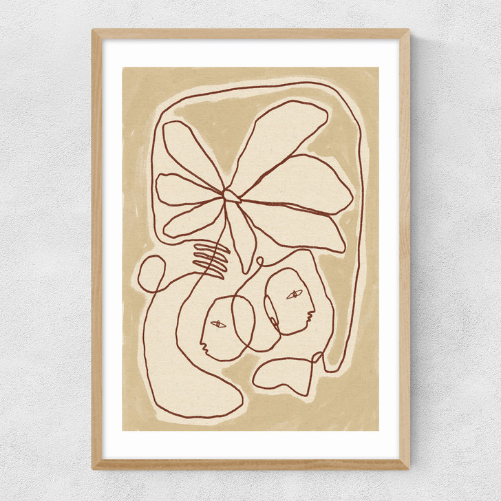 Soft Connection Narrow Oak Frame