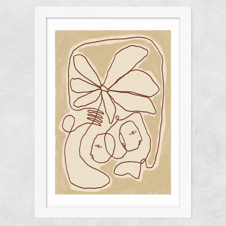 Soft Connection Wide White Frame