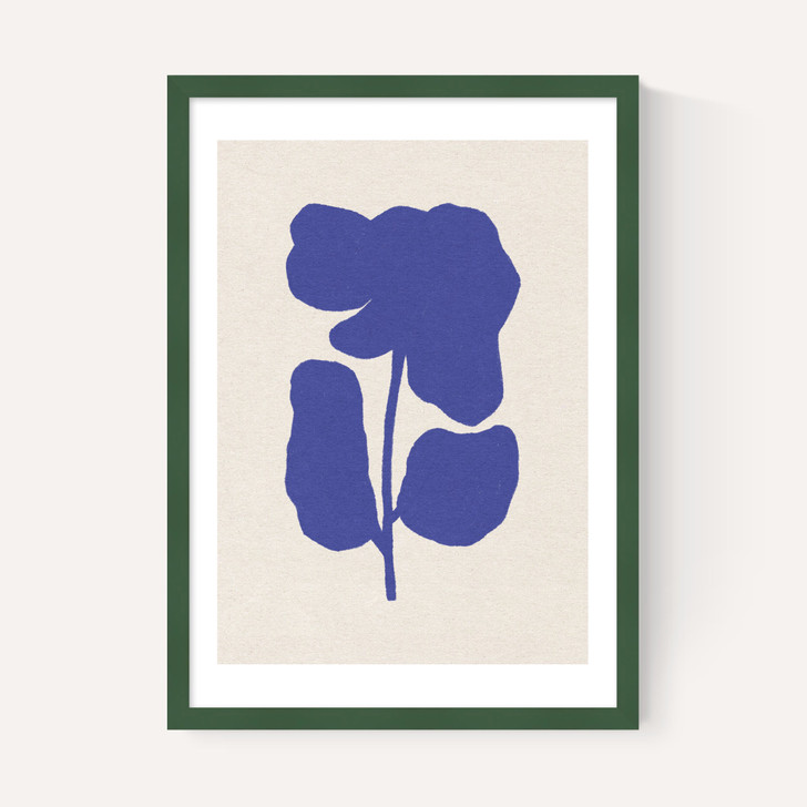 Abstract Blue Flower