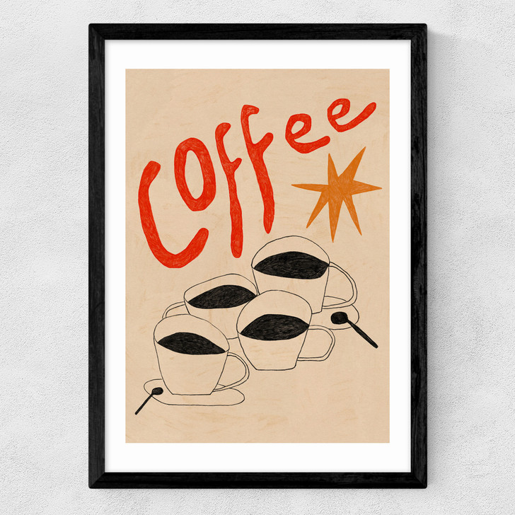 Coffee? Medium Black Frame