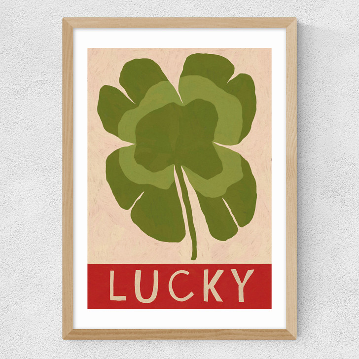 Lucky Medium Oak Frame