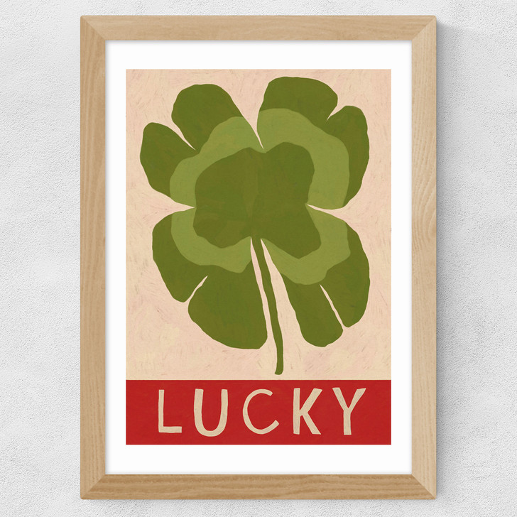 Lucky Wide Oak Frame