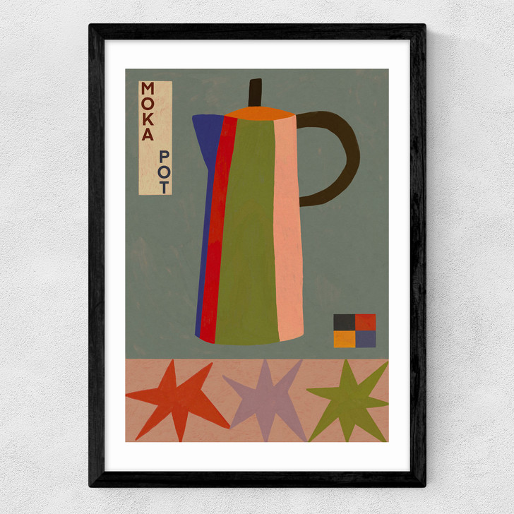 Moka Pot Medium Black Frame