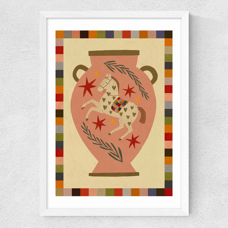 Pretty Pony Medium White Frame