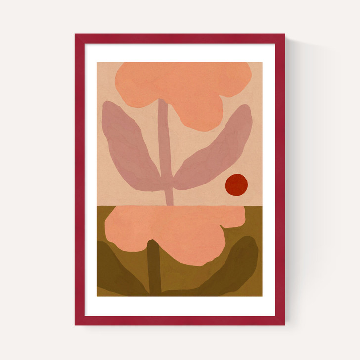 Two Pink Flowers