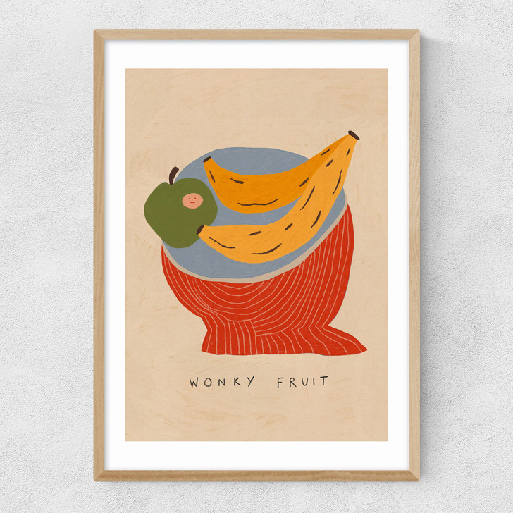Wonky Fruit Narrow Oak Frame
