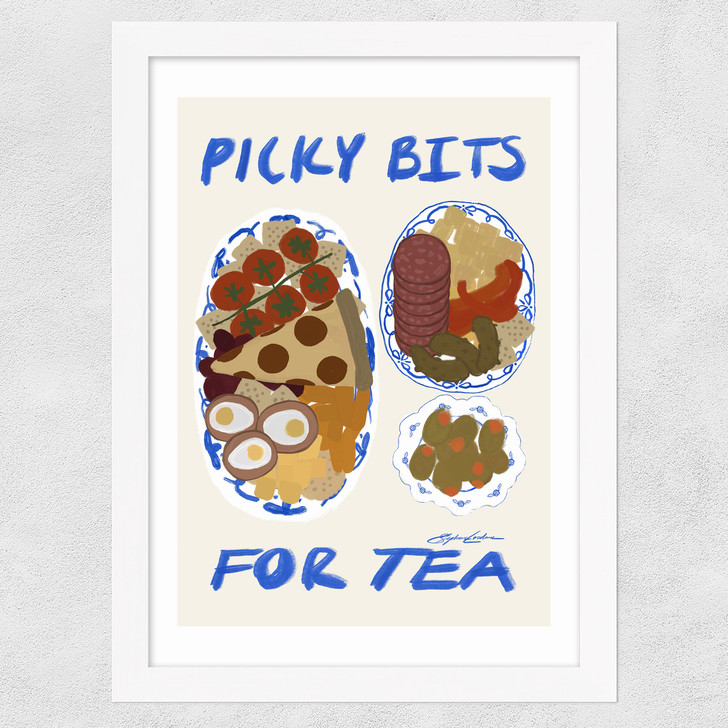 Picky Bits Wide White Frame