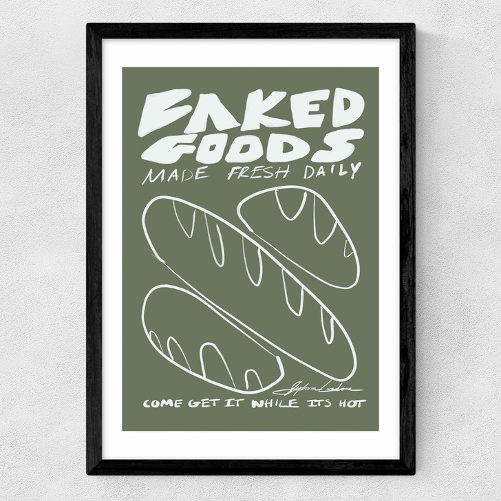 Baked Goods Medium Black Frame