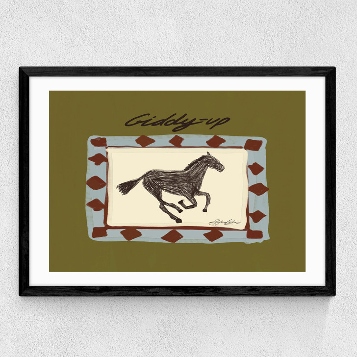 Giddy Up Medium Black Frame
