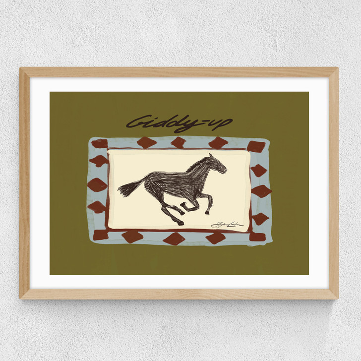 Giddy Up Medium Oak Frame