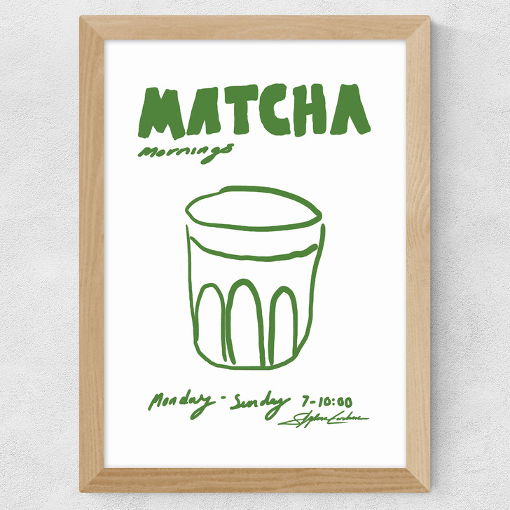 Matcha Wide Oak Frame