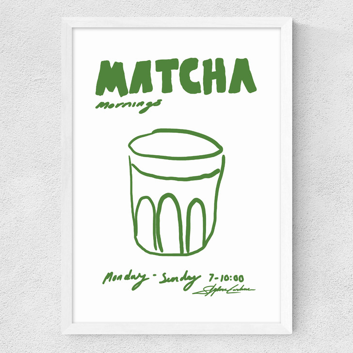 Matcha Medium White Frame