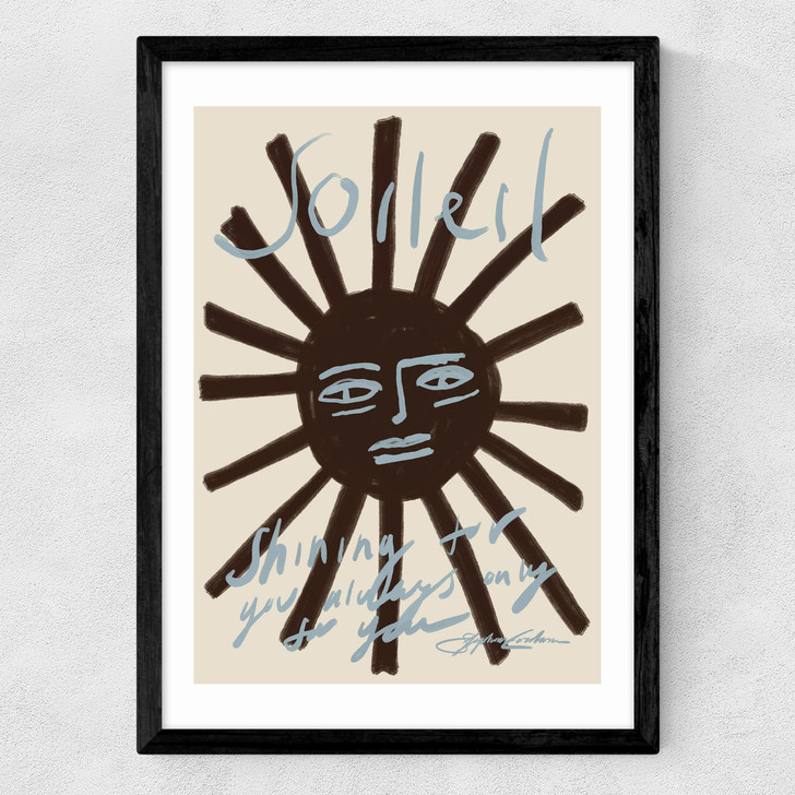 Soleil Medium Black Frame
