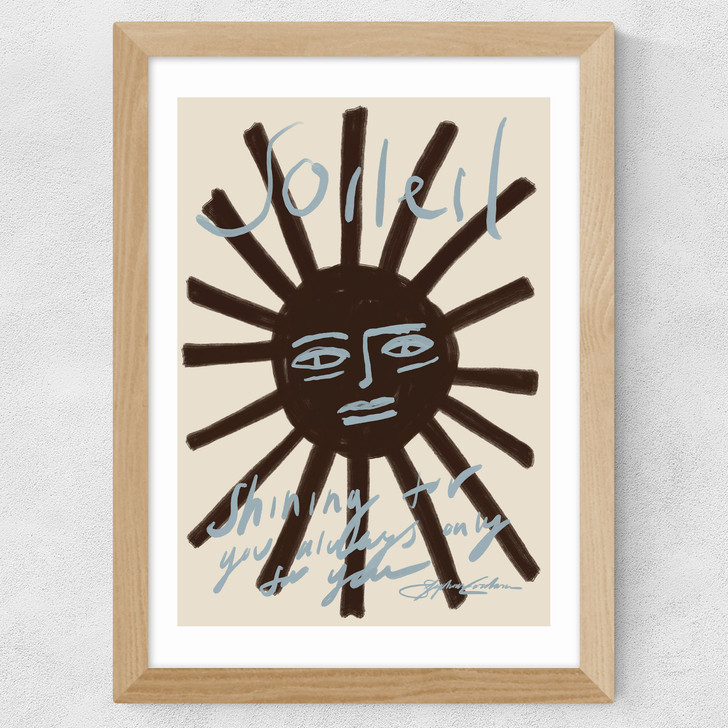 Soleil Wide Oak Frame