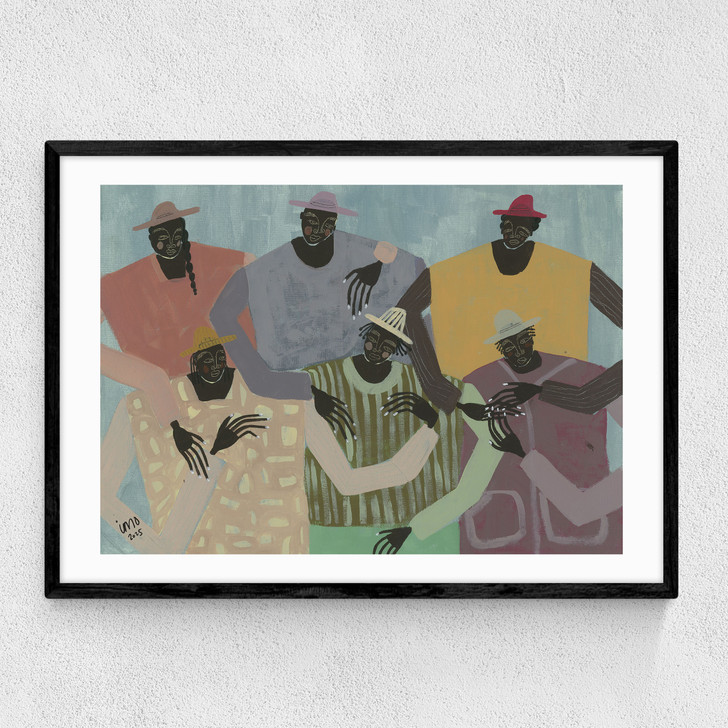 Group Chat Narrow Black Frame