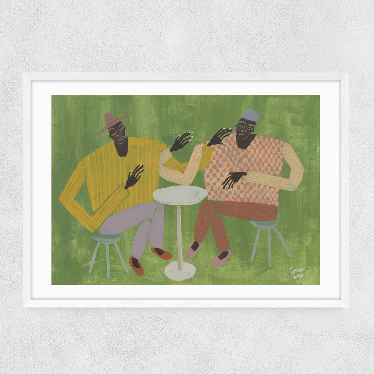 In Good Company Narrow White Frame