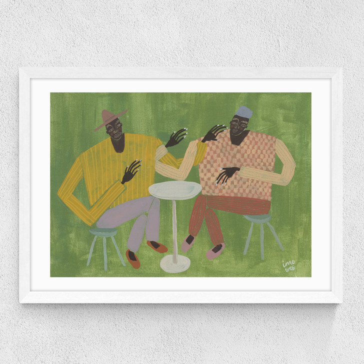In Good Company Medium White Frame