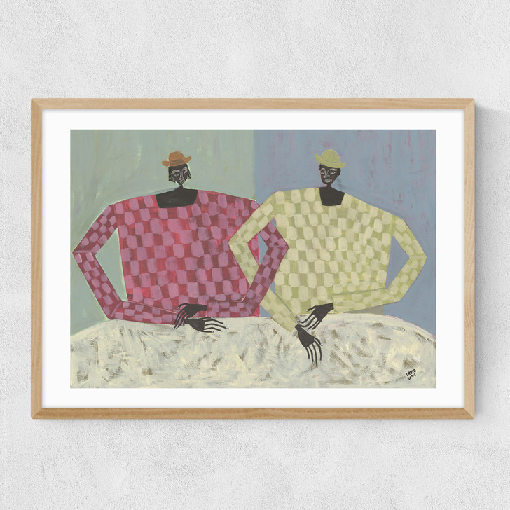 Opposites Narrow Oak Frame